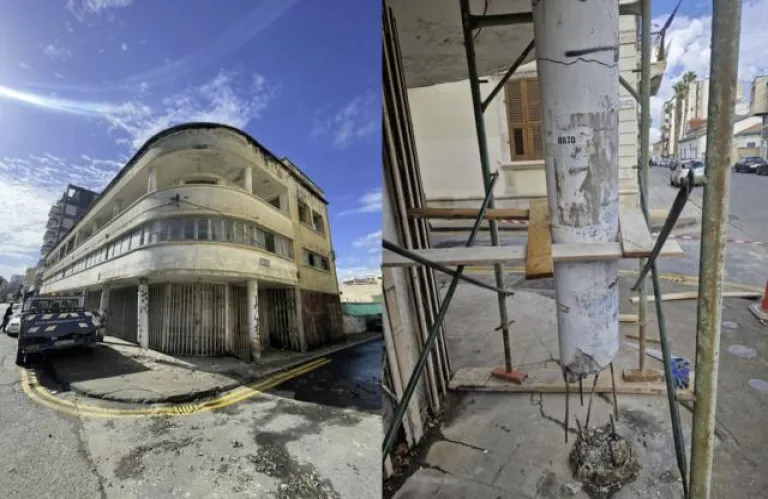 Καταρρέει άλλο ένα διατηρητέο στη Λεμεσό - Τρέχουν να σώσουν την αρχιτεκτονική κληρονομιά