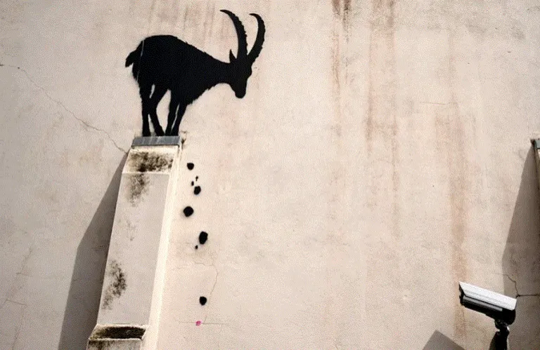 Νέο έργο τέχνης του Banksy εμφανίστηκε σε κτίριο του δυτικού Λονδίνου
