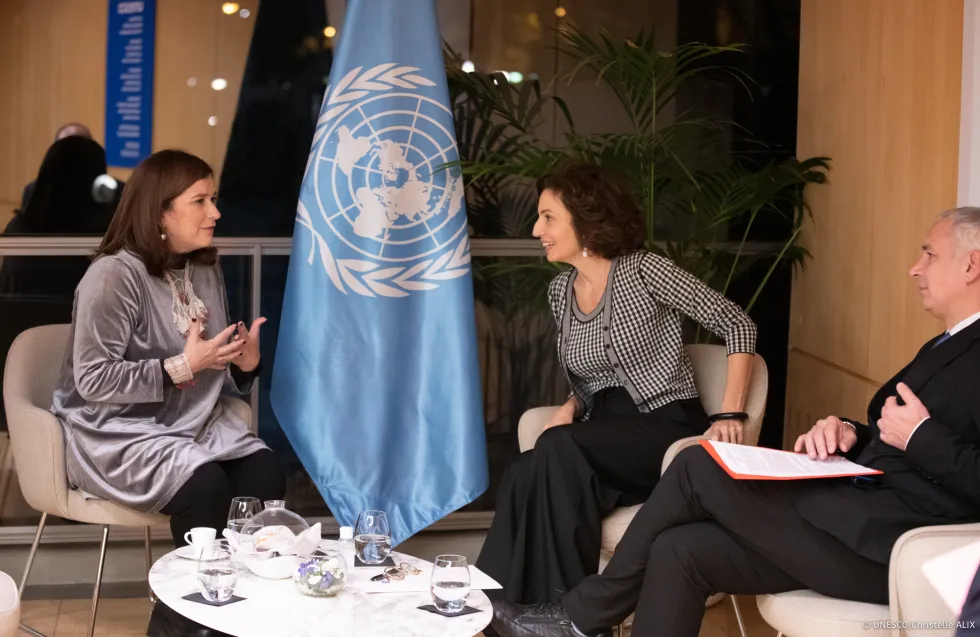 Τη συνεργασία Κύπρου και UNESCO συζήτησε η Υφυπουργός Πολιτισμού στο Παρίσι
